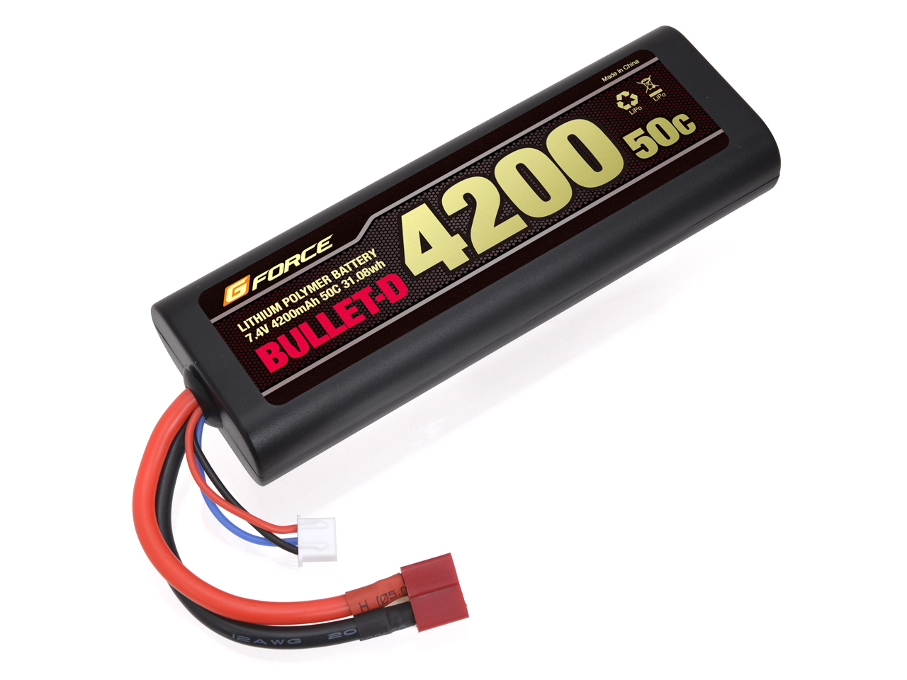 G FORCE　GFG009　　BULLET-D LiPo 7.4V 4200mAh