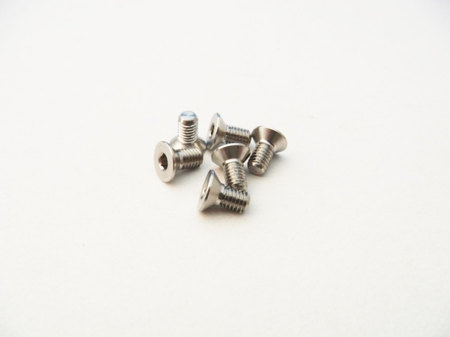 HS-48556　　高精度切削ステンレスヘックス皿ビス　M3×5mm (6pcs)