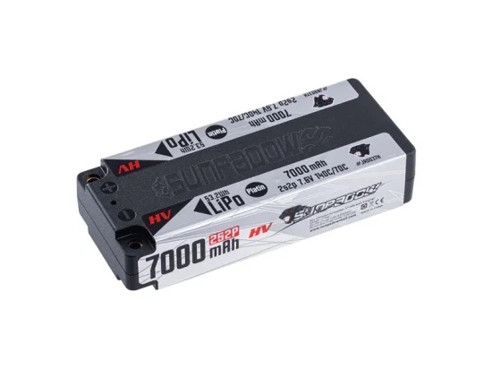 SUNPADOW　JA0037H　7.6V / 7000mAh / 140C Platin HVリポバッテリー (ミディアム)