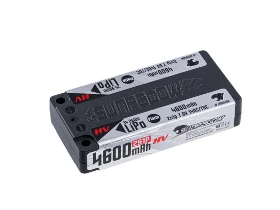 SUNPADOW　JA0040H　7.6V / 4600mAh /140C Platin HVリポバッテリー (ショート)