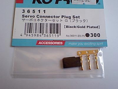 KO PROPO　近藤科学　36511　　サーボコネクターセット G(ブラック)