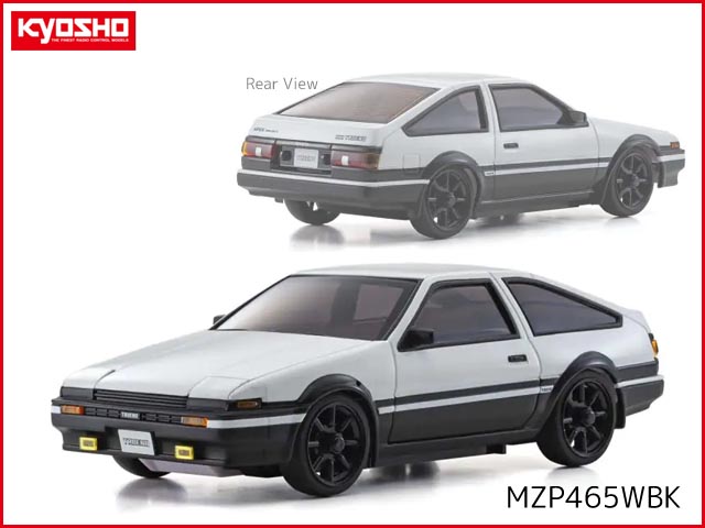 (B) 京商　MZP465WBK　　ASC MA-020 トヨタ スプリンタートレノ AE86 ホワイト/ブラック