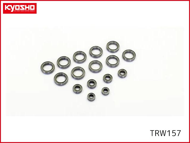 京商　TRW157　フッ素樹脂シールドベアリングセット(DRX/DBX2.0/DMT/DST)