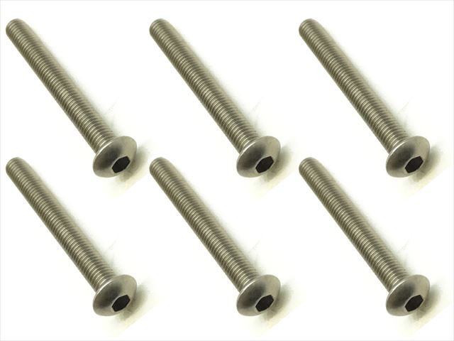 スクエア　NTR-327　　チタンヘックスボタンビス 3×27（6本入）