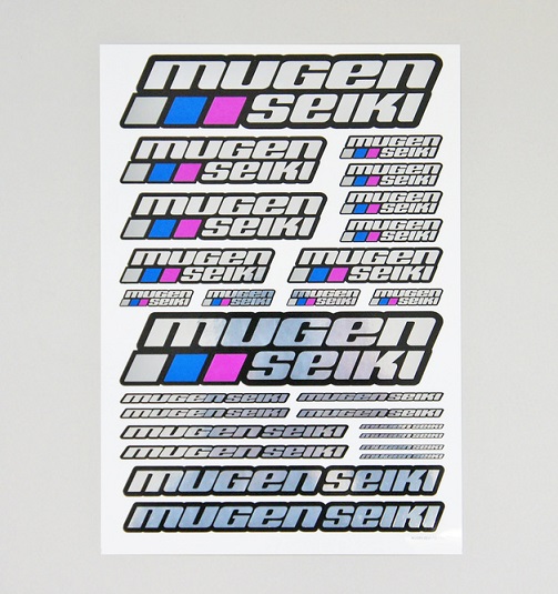 MUGEN／ムゲン P0403 12 ロゴステッカー メタリック