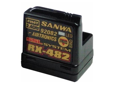 SANWA　107A41254A　　RX-482　Telemetry　Built-in　2.4Gレシーバー