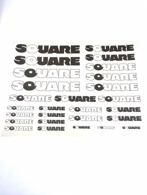 SGD-6　　SQUARE STICKER (カット済）