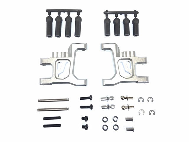SWR-31FS　　アルミフロント用ワイドサスアーム タミヤ ワイルドウイリー2用 シルバー