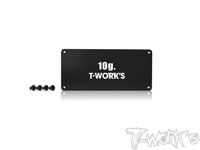 T-Work's　TE-B7-C-A　アルミ製ESCウェイト【10g/アソシRC10B7/B7D 】