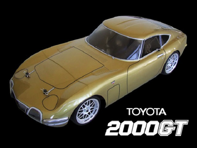 KAWADA　TU641　　トヨタ2000GT　ボディーセット（190mm）デカール付