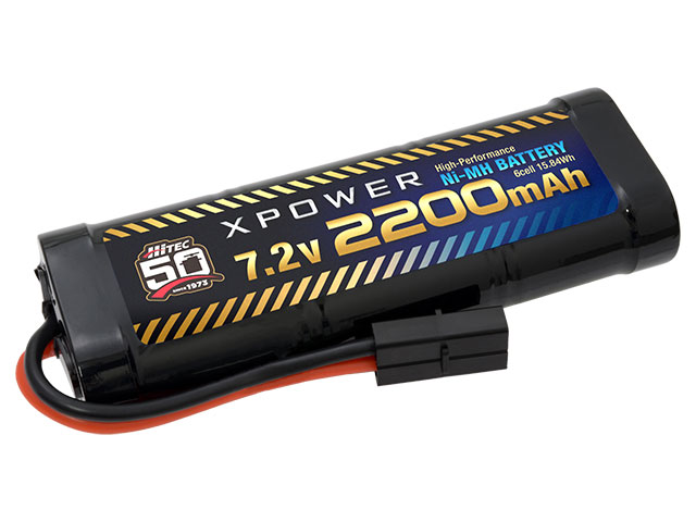 HITEC　XP2200-NT-50　XPOWER Ni-MH 7.2V 2200mAh タミヤタイプコネクター 50周年モデル