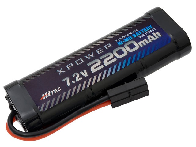 ハイテック　XP2200-NT-B　XPOWER Ni-MH 7.2V 2200mAh タミヤタイプコネクタ