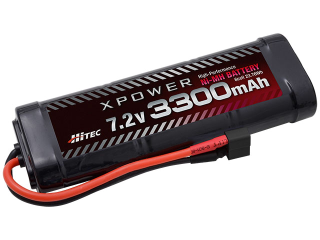 ハイテック　XP3300-ND-B　XPOWER　Ni-MH 7.2V 3300mAh ディーンズコネクター