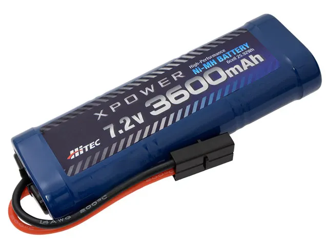 ハイテック　XP3600-NT-B　　Ni-MH 3600mAh バッテリー7.2V タミヤタイプコネクター