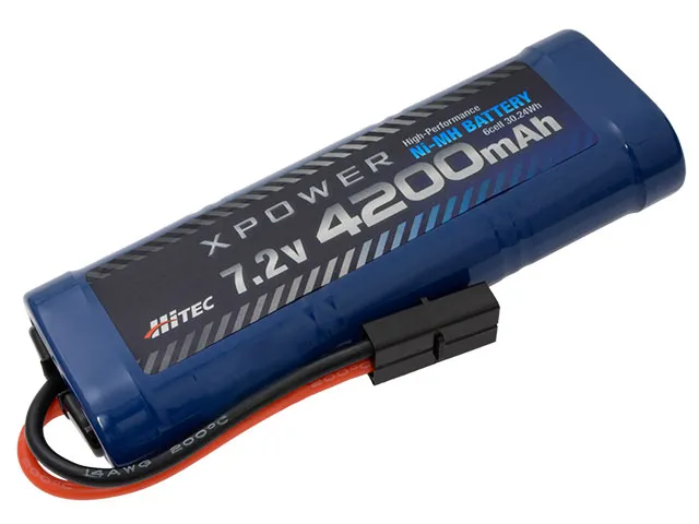 ハイテック　XP4200-NT-B　　Ni-MH 4200mAh バッテリー7.2V タミヤタイプコネクター