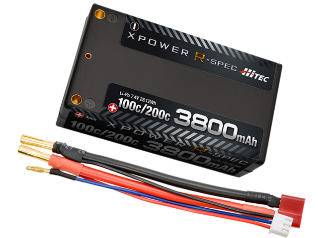 ハイテック　XPR3800S-B　XPOWER R-SPEC Li-Po 7.4V 3800mAh 100C/200C