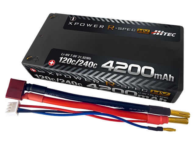 ハイテック　XPRHV4200S-B　XPOWER R-SPEC HV Li-HV 7.6V 4200mAh 120C/240C