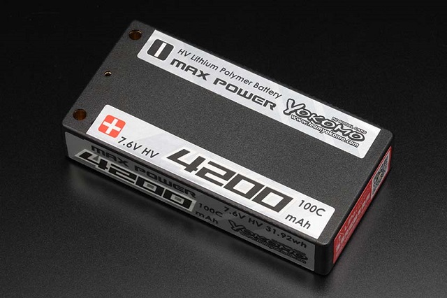 ヨコモ　YB-V242HB　HV Li-po 4200mAh / 7.6V 100C ショートサイズ バッテリー