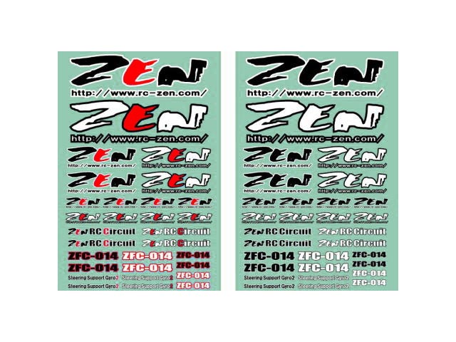 ZEN Z5903# ZENチームステッカー 2015 (B) [4571486882469] - 528円 : ラジコンネットショップ ☆ ...