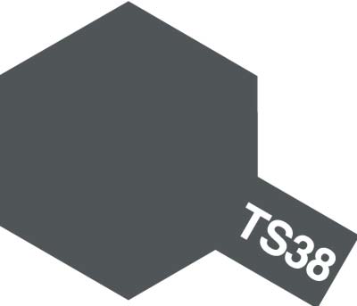 タミヤ　85038　　タミヤプラスチック用スプレー　TS38　ガンメタル