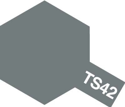 タミヤ　85042　　タミヤプラスチック用スプレー　TS42　ライトガンメタル