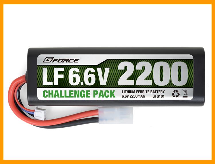 G FORCE　GFG101　　LFチャレンジパック 6.6V2200mAh