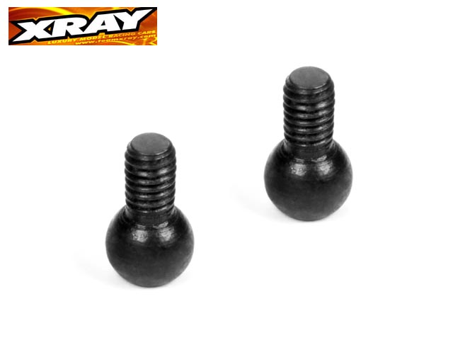 XRAY　302432#　アンチロールバーボールエンド L4【4.9mm/2pcs】