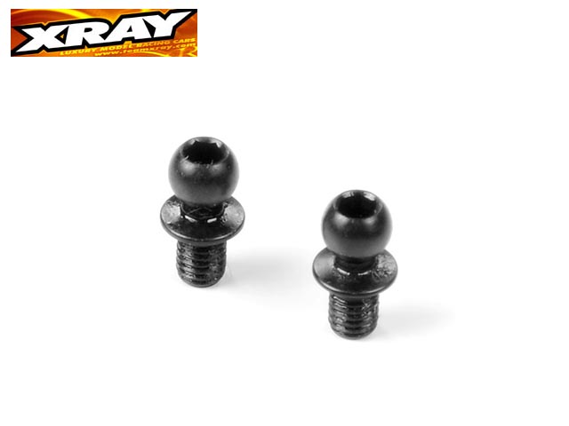 XRAY　372649#　　ボールエンド L4mm【4.2mm/2pcs】