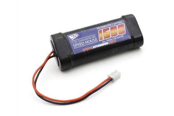 Ni-MH(ニッケル水素)バッテリー 7.2V-1600mAh ハングオンレーサー用 マイクロプラグ　(B)