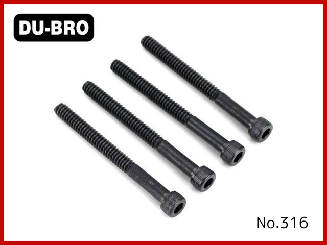 DU-BRO　316　　6-32x1-1/4" ソケットヘッドCAPスクリュー