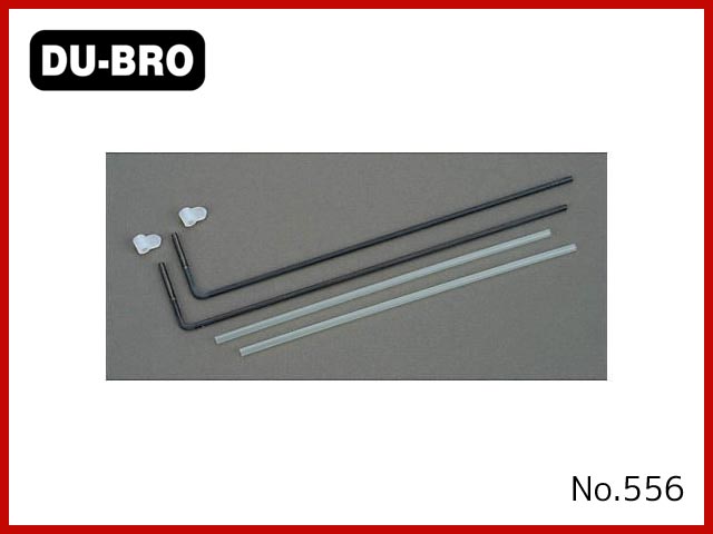 DU-BRO　556　　3/32" E/Z Adjust Strip Aileron Horn Set