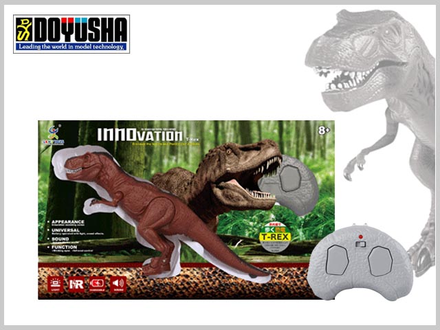 童友社　赤外線で歩く恐竜　ティラノサウルス(T-REX)　[トイラジコン]