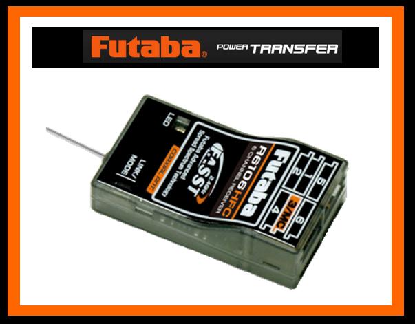 (FASST方式) フタバ　R6106HFC　2.4GHz 6ch小型機用受信機