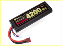 G-FORCE　GFG009　　バレットD 7.4V 4200mAh LiPoバッテリー