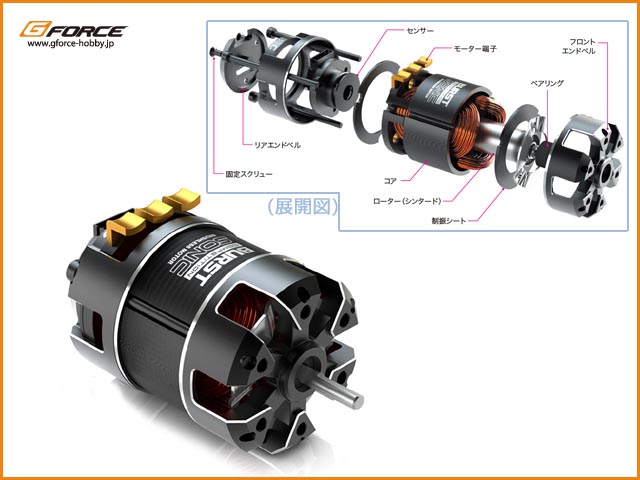 Gフォース　G0360　　Burst Sonic 5.5T ブラシレスモーター