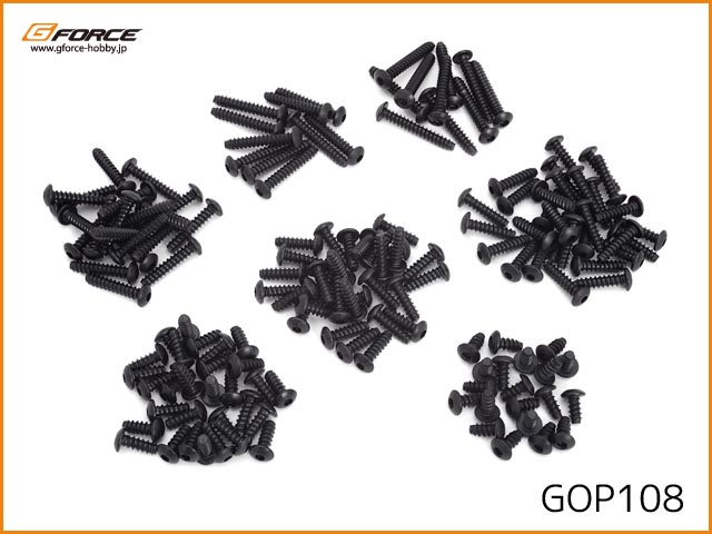 Gフォース　GOP108　　六角タッピングビス アソートセット(150 pcs)