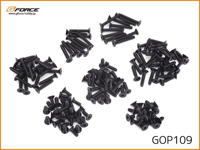 Gフォース　GOP109　　六角皿タッピングビス アソートセット(150 pcs)