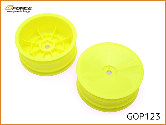 Gフォース　GOP123　　フロントディッシュホイール 2.2インチ (Yellow)