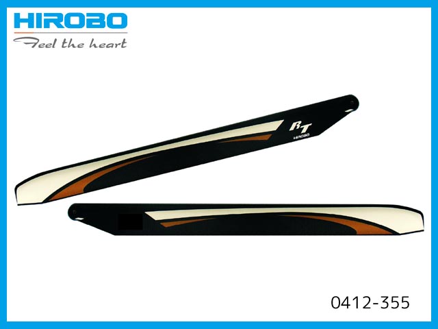 ヒロボー　0412-355　　RT-610-3D メインブレード (Roter Tech)　(在庫限り)