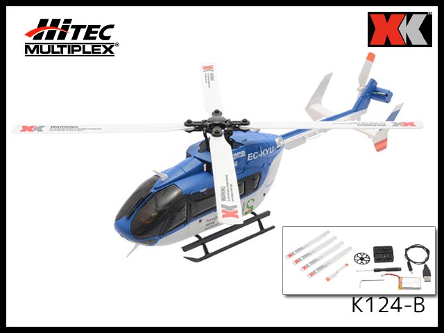 台数限定SALE 送信機レス / ハイテック(XK)　6ch ヘリコプター K124
