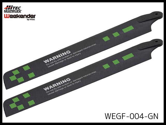 ハイテック(Weekender)　WEGF-004-GN　　ローターブレード（グリーン）（GRIFFIN）