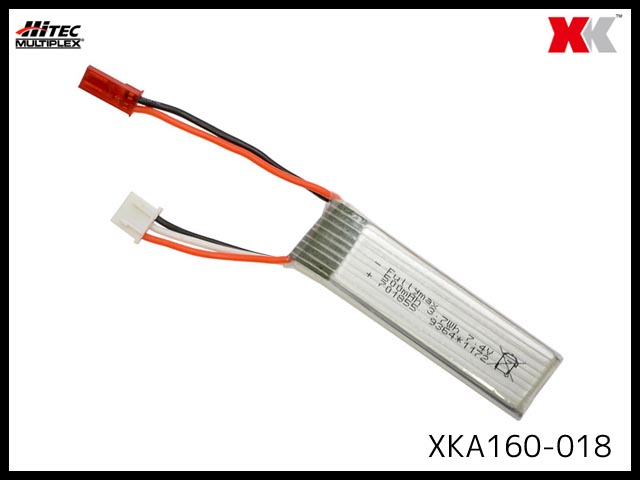 ハイテック(XK)　XKA160-018　　Li-Poバッテリー7.4V 500ｍAh (A160)
