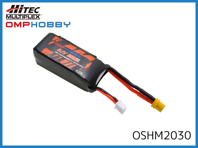 OMP HOBBY　OSHM2030　　Li-Poバッテリー 3S 650mAh 45C (M2/V2/EXP)
