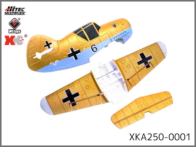 ハイテック(XK)　XKA250-0001　　機体シェルセット (A250)　(お取り寄せ扱い)