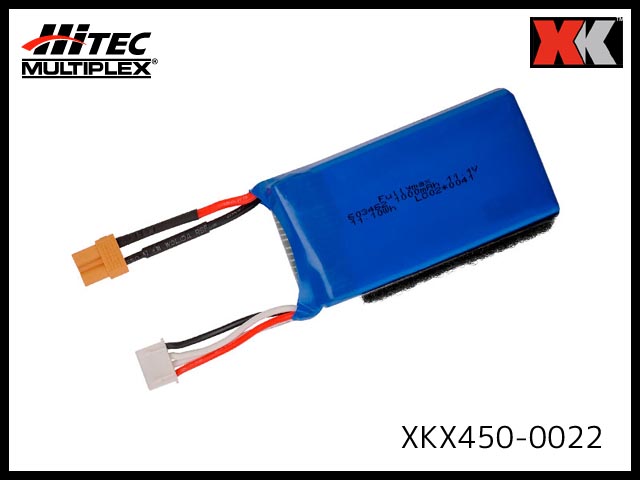ハイテック(XK)　XKX450-0022　　Li-Poバッテリー 11.1V 1000mAh (X450)
