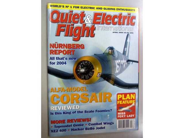 雑誌 Quiet & Electric Flight International APRIL2004 (処分特価)