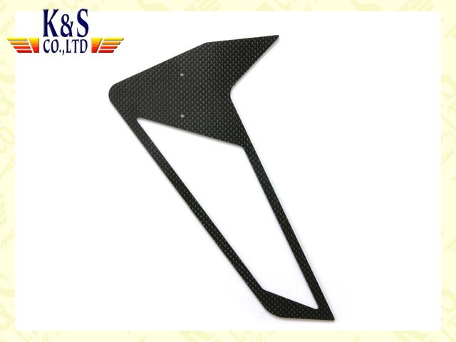 K&S　2200　　エアースキッパー90用 カーボン垂直尾翼(3D)