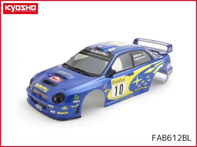 京商　FAB612BL　　スバル インプレッサ WRC 2002 デコレーションボディセット