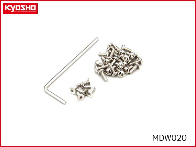 京商 MDW020 六角ビスセット (MINI-Z AWD/ニッケルメッキ 京商 MDW020 六角ビスセット (MINI-Z AWD/ニッケルメッキ
