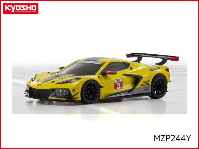 京商　MZP244Y　ASC MR03W-MM シボレー コルベット C8.R　イエロー